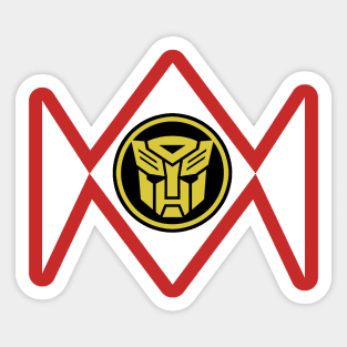 Mighty Transformin' Auto-Ranger Sticker